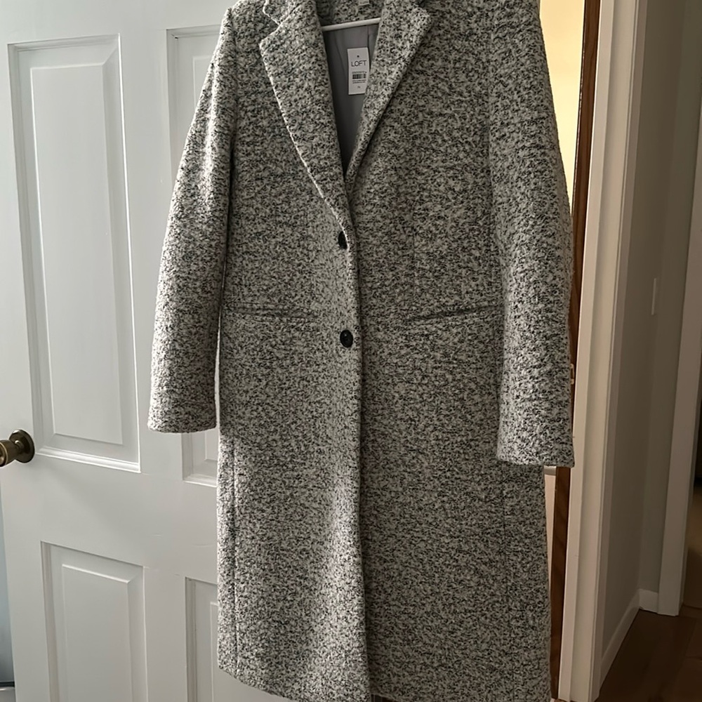 NWT loft boucle coat. 
Brand new, outside return window. 
Originally $150.